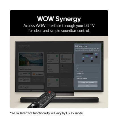 LG US40T.DGBRLLK soundbar speaker Black 2.1 channels 300 W