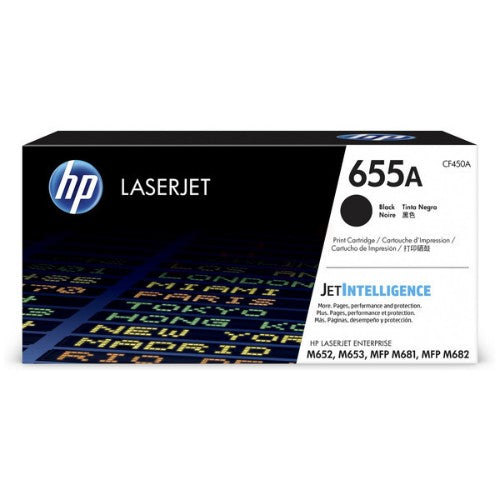 HP CF450A/655A Toner cartridge black, 12.5K pages ISO/IEC 19752 for HP LaserJet M 652/681