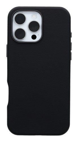OtterBox Symmetry Series Cactus Leather for MagSafe for iPhone 16 Pro Max, Noir Ash