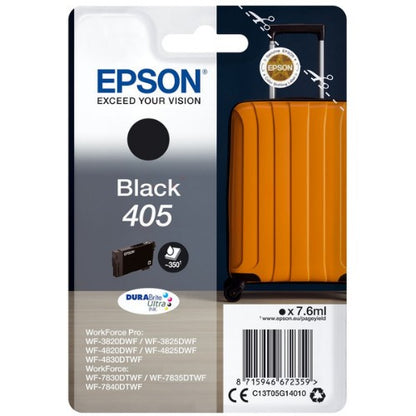 Epson C13T05G14020/405 Ink cartridge black Blister Acustic Magnetic, 350 pages 7.6ml for Epson WF-3820/7830