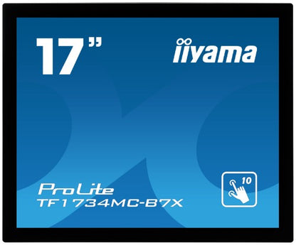 iiyama TF1734MC-B7X computer monitor 43.2 cm (17") 1280 x 1024 pixels SXGA LED Touchscreen Black