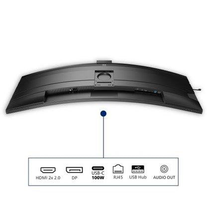 Philips 49B2U6900CH/00 computer monitor 124 cm (48.8") 5120 x 1440 pixels Dual QHD LCD Black