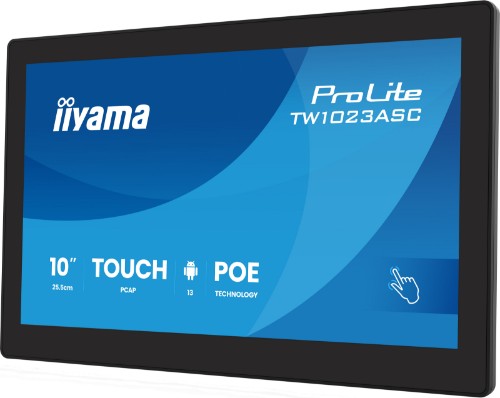 iiyama TW1023ASC-B3P computer monitor 25.6 cm (10.1") 1280 x 800 pixels LCD Touchscreen Black