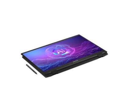 MSI SUMMIT 16 AI EVO A2HMTG-032UK laptop Intel Core Ultra 7 255H Hybrid (2-in-1) 40.6 cm (16") Touchscreen Quad HD+ 32 GB LPDDR5-SDRAM 1 TB SSD Wi-Fi 7 (802.11be) Windows 11 Home UK English Black