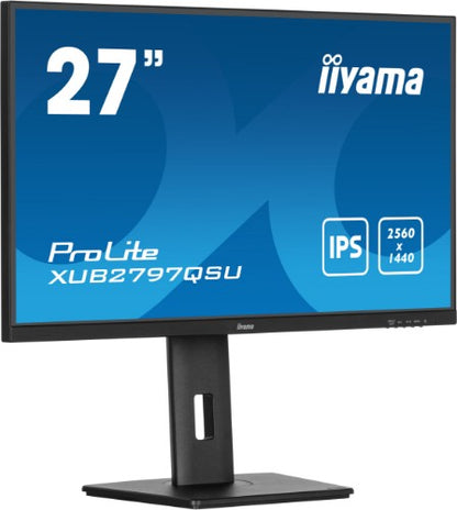iiyama ProLite XUB2797QSU-B2 computer monitor 68.6 cm (27") 2560 x 1440 pixels Quad HD LED Black