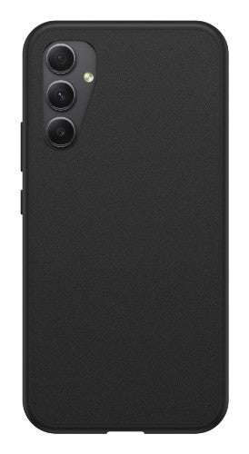 OtterBox React Case for Galaxy A34 5G, Shockproof, Drop proof, Ultra-Slim, Protective Thin Case, Tested to Military Standard, Antimicrobial Protection, Black, No Retail Packaging