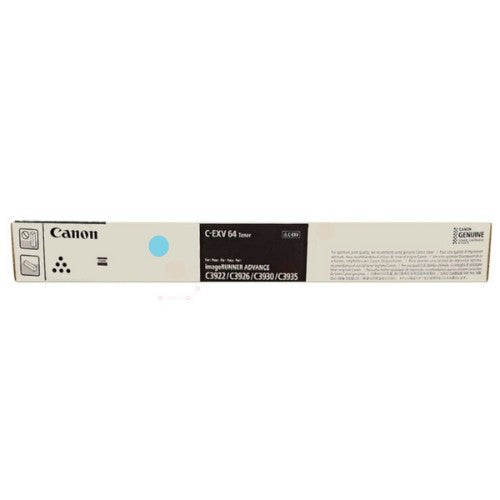 Canon 5754C002/C-EXV64 Toner cyan, 25.5K pages ISO/IEC 19752 for Canon IR-ADV C 3900