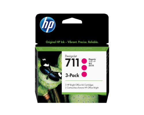 HP CZ135A/711 Ink cartridge magenta 29ml Pack=3 for HP DesignJet T 520