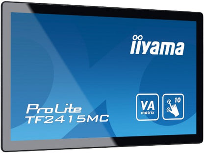 iiyama ProLite TF2415MC-B2 computer monitor 60.5 cm (23.8") 1920 x 1080 pixels Full HD LED Touchscreen Multi-user Black