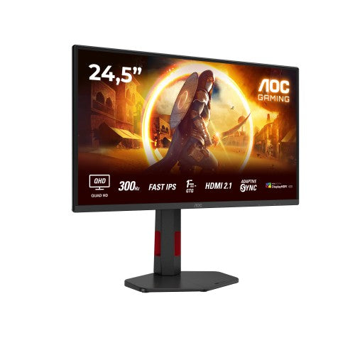 AOC G4 Q25G4SR computer monitor 62.2 cm (24.5") 2560 x 1440 pixels Quad HD LED Black, Red