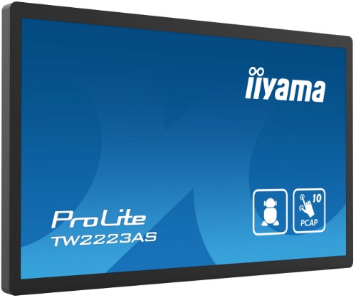 iiyama TW2223AS-B2 computer monitor 54.6 cm (21.5") 1920 x 1080 pixels Full HD Touchscreen Black