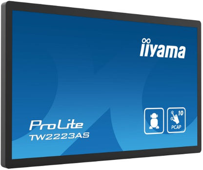 iiyama TW2223AS-B2 computer monitor 54.6 cm (21.5") 1920 x 1080 pixels Full HD Touchscreen Black