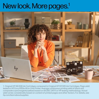 HP 7FP20UE/308 Printhead cartridge color, 120 pages ISO/IEC 24711 for HP Envy 6100