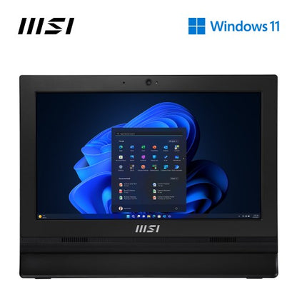 MSI Pro AP162T ADL Intel N100 All in One PC, (4GB RAM, 128GB SSD, Windows 11PRO), 15.6 Inch Single-Resistive touch Screen/UHD Graphics/Dual COM Port/LPT Port/Dual LAN/VGA/WiFi 5/BT 5.1/VESA/SD Card Reader