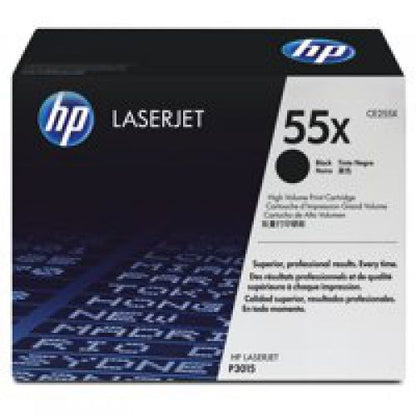 HP CE255X/55X Toner cartridge black high-capacity, 12.5K pages ISO/IEC 19752 for HP LaserJet P 3015