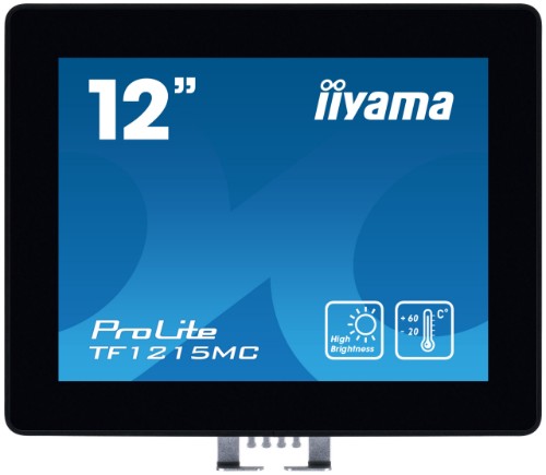 iiyama TF1215MC-B1 computer monitor 30.7 cm (12.1") 1024 x 768 pixels LCD Touchscreen Black