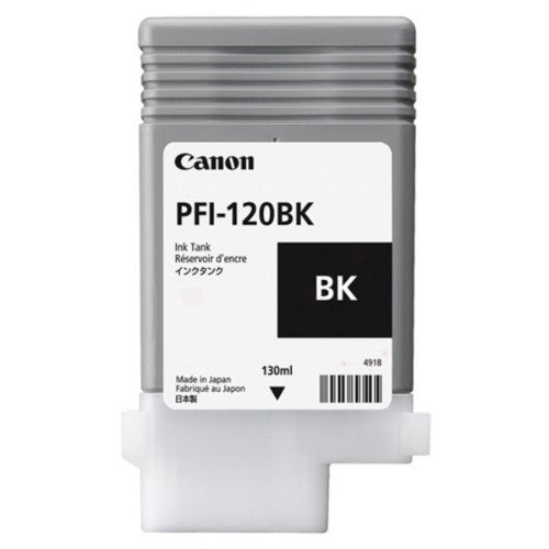 Canon 2885C001/PFI-120BK Ink cartridge black 130ml for Canon IPF GP-200/TM-200/TM-255
