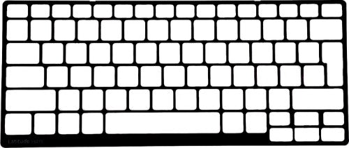 DELL CYDH8 laptop spare part Keyboard shroud