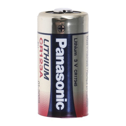 Panasonic Lithium Manganese Dioxide 3V, CR123A Camera Battery