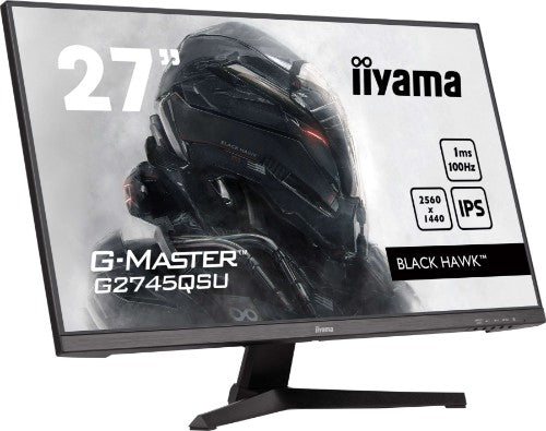 iiyama G-MASTER G2745QSU-B2 computer monitor 68.6 cm (27") 2560 x 1440 pixels Wide Quad HD LED Black