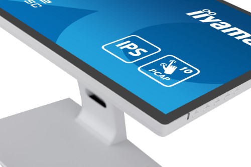 iiyama ProLite T2452MSC-W1 computer monitor 61 cm (24") 1920 x 1080 pixels Full HD LCD Touchscreen Multi-user White