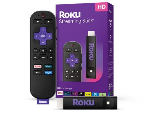 Roku Streaming Stick HDMI HD Black