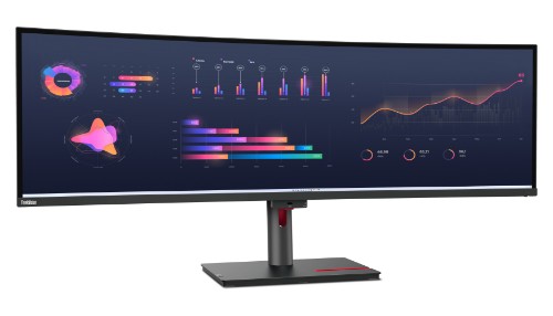 Lenovo ThinkVision P49w-30 computer monitor 124.5 cm (49") 5120 x 1440 pixels DQHD LED Black