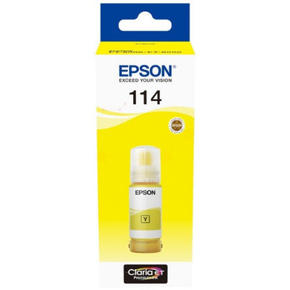 Epson C13T07B440/114 Ink bottle yellow, 6.7K pages 2300 Photos 70ml for Epson ET-8500
