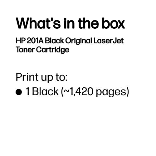 HP CF400A/201A Toner cartridge black, 1.42K pages ISO/IEC 19752 for HP Pro M 252