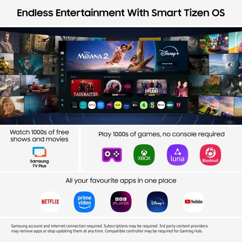 Samsung Q7F QE43Q7FAAUXXU TV 109.2 cm (43") 4K Ultra HD Smart TV Wi-Fi Black