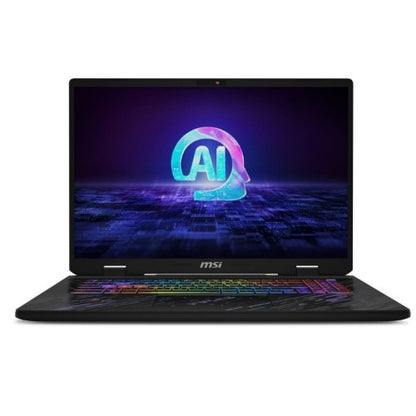 MSI Pulse 17 AI C1V Intel Core Ultra 9 185H Laptop 43.2 cm (17") Quad HD+ 16 GB DDR5-SDRAM 1 TB SSD NVIDIA GeForce RTX 4060 Wi-Fi 6E (802.11ax) Windows 11 Home Black