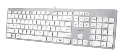 Adesso AKB-730UW keyboard Home/Office USB QWERTY UK International White