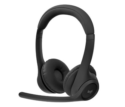 Logitech 981-001407 headphones/headset Wireless Head-band Office/Call center Bluetooth Black