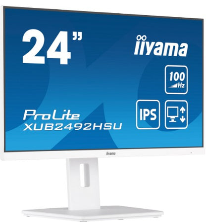 iiyama XUB2492HSU-W6 computer monitor 60.5 cm (23.8") 1920 x 1080 pixels Full HD LED White