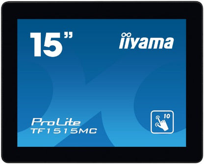iiyama TF1515MC-B2 computer monitor 38.1 cm (15") 1024 x 768 pixels XGA LED Touchscreen Black