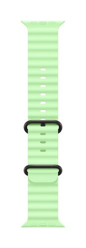 Apple Black Titanium Finish Band Green Fluoroelastomer, Titanium