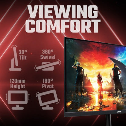 Acer NITRO XV2 Nitro XV242F gaming monitor - 540Hz, 23.8", Full HD, 0.5ms, FreeSync Premium, DisplayHDR 400, HDMI & DP