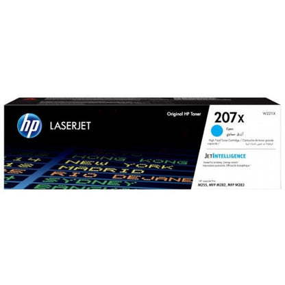 HP W2211X/207X Toner cartridge cyan high-capacity, 2.45K pages ISO/IEC 19752 for HP M 283