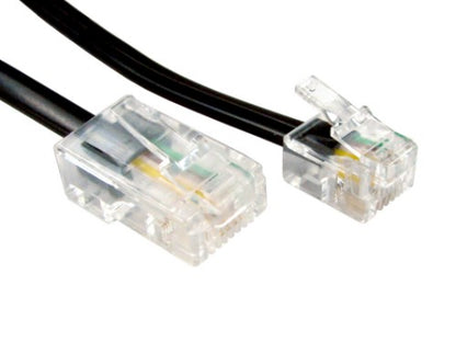 Cables Direct RJ11/RJ45 2m Black
