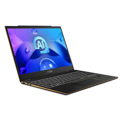 MSI Summit E13 AI Evo A1MTG-002UK Intel Core Ultra 7 155H Hybrid (2-in-1) 33.8 cm (13.3") Touchscreen Full HD+ 32 GB LPDDR5-SDRAM 1 TB SSD Wi-Fi 7 (802.11be) Windows 11 Pro Black