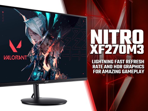 Acer XF0 Nitro XF270M3biiph 27-inch Full HD 180Hz Gaming Monitor