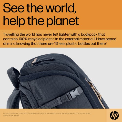 HP Travel 25 Liter 15.6 Blue Laptop Backpack