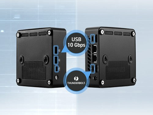 MSI Cubi NUC AI 1UMG Intel Core Ultra 7 155H, Barebone, NUC, SFF, Mini Computer, HTPC, (NO RAM, NO Storage, NO OS), Intel Graphics/DDR5/Dual ThunderBolt 4/Dual HDMI/Dual LAN/WiFi 6E/BT 5.3/VESA