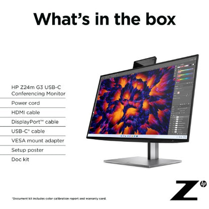 HP Z24m G3 QHD Conferencing Display