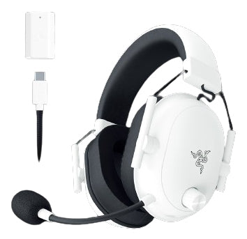 Razer BlackShark V2 HyperSpeed Headset Wired & Wireless Head-band Gaming USB Type-A Bluetooth White