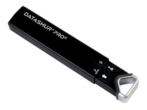 iStorage datAshur PRO2 32 GB | Secure Flash Drive | FIPS 140-2 Level 3 Certified | AES-XTS 256-bit hardware encryption | Password protected | Dust/Water-Resistant |