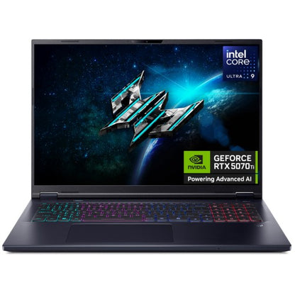 Acer Predator Helios Neo 18 AI (PHN18-72) Intel Ultra 9, 16GB, 1TB SSD, RTX5070Ti, 18" WQXGA, Windows 11 Gaming Notebook