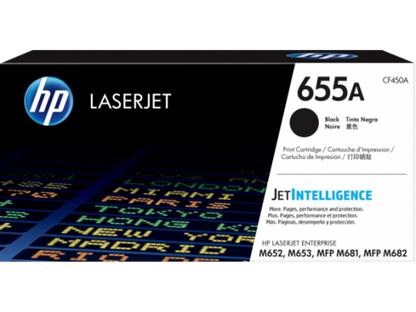 HP CF450A/655A Toner cartridge black, 12.5K pages ISO/IEC 19752 for HP LaserJet M 652/681