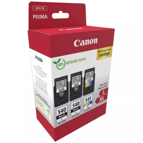 Canon 5224B017/PG-540L+CL-541XL Printhead cartridge multi pack 2x black +1x color Pack=3 for Canon Pixma MG 2150/MX 370