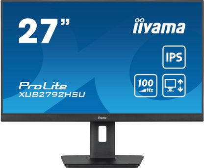 iiyama XUB2792HSU-B6 computer monitor 68.6 cm (27") 1920 x 1080 pixels Full HD LED Black